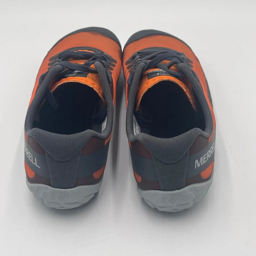 Merrell Vapor Glove 4 Mens Barefoot Running Shoes Orange Grey J16615 Size 10